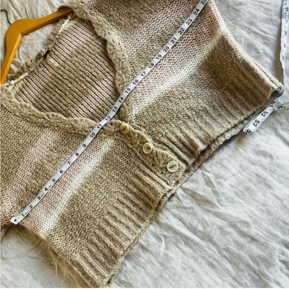 Free People Fine Time Cardigan in Neutral - Picture 3 of 8